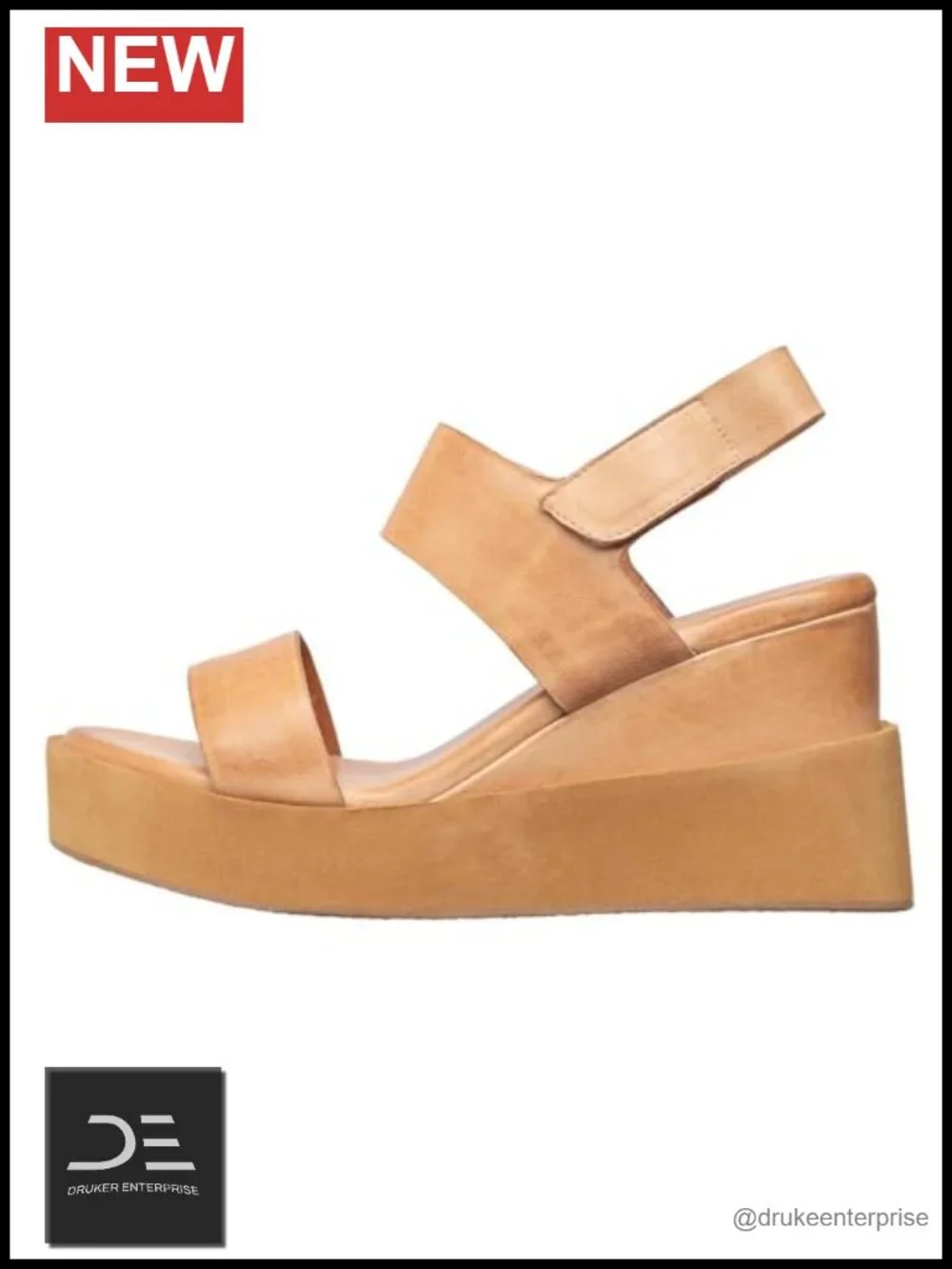 Women's Suede Platform Sandals Slingback Bungee Closure Latex Cushioned Insole